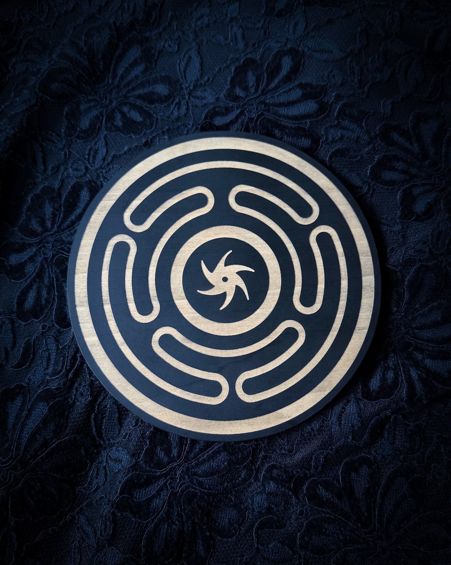 Wheel of Hecate Woodcut