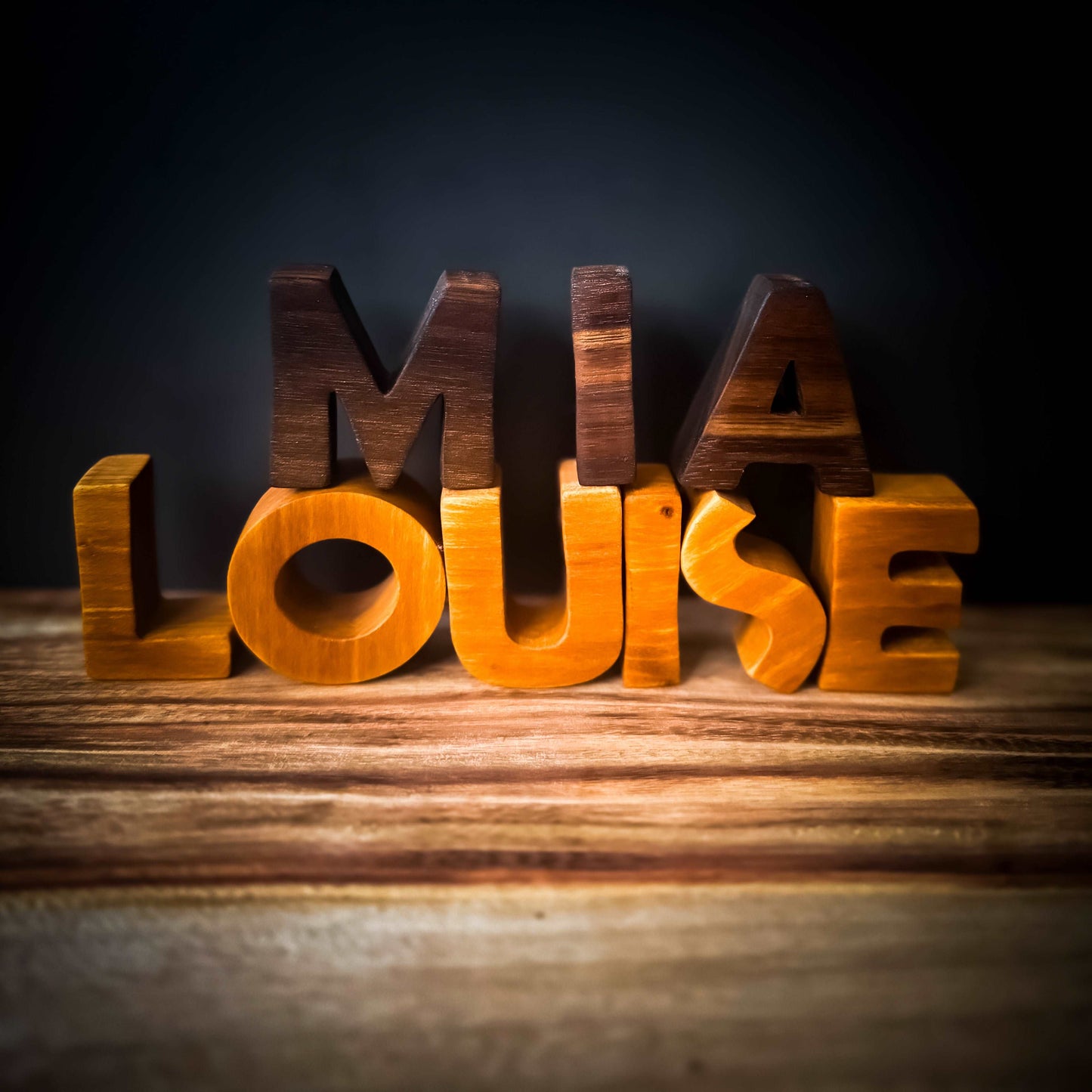 Hardwood Wooden Personalised Name Puzzle - LL Cool Creations