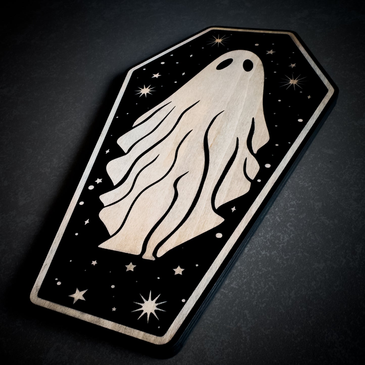 Celestial Woodcut Ghost