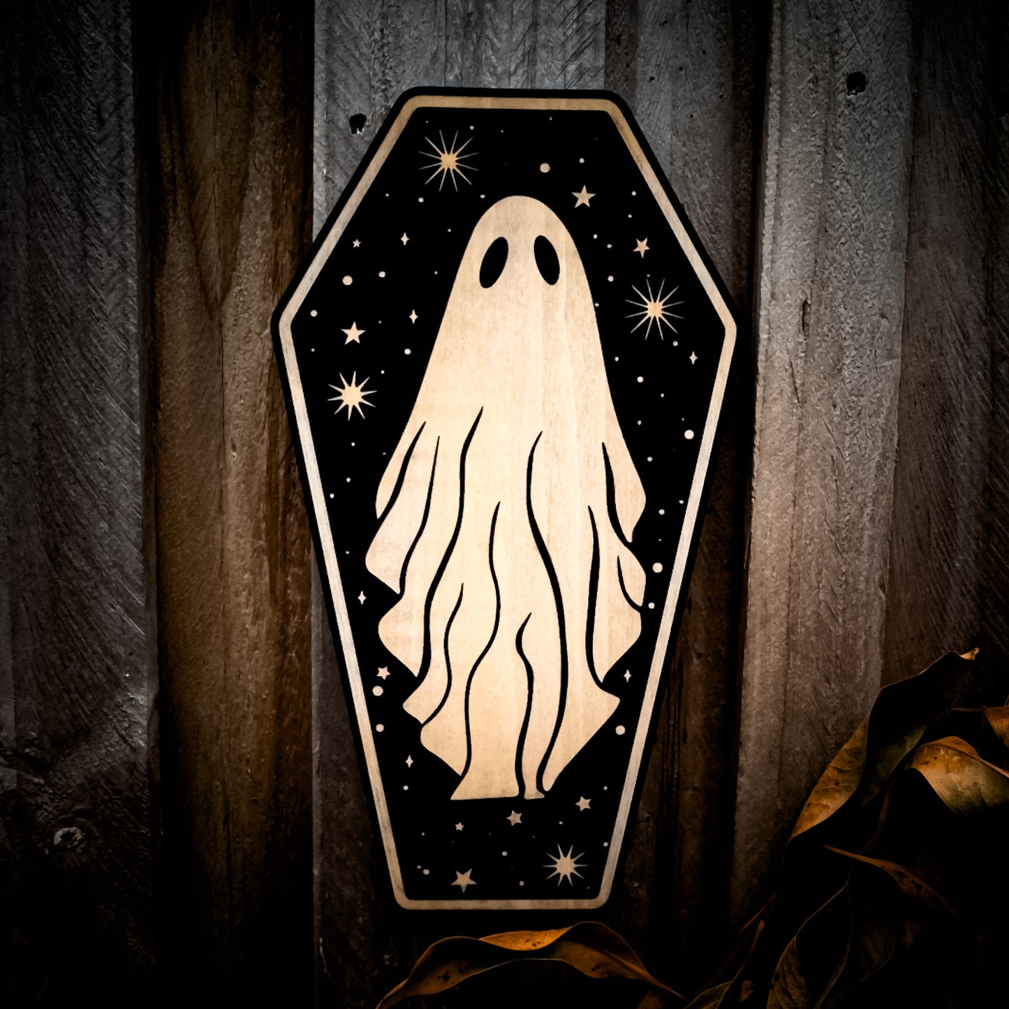 Celestial Woodcut Ghost