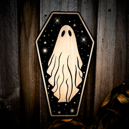 Celestial Woodcut Ghost