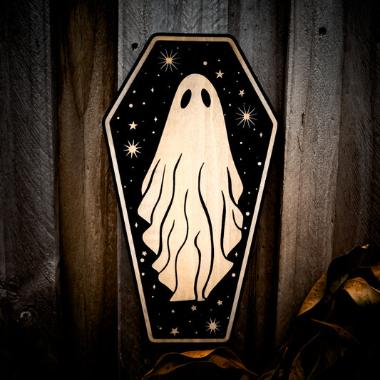 Celestial Woodcut Ghost