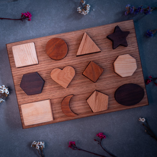 Hardwood Shapes Puzzle