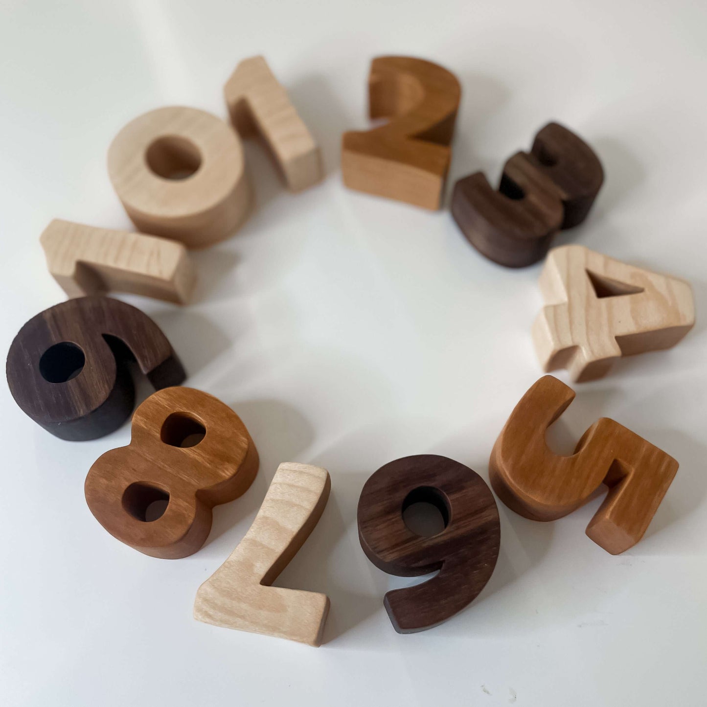 Hardwood 0-10 Wooden Number Puzzle - LL Cool Creations