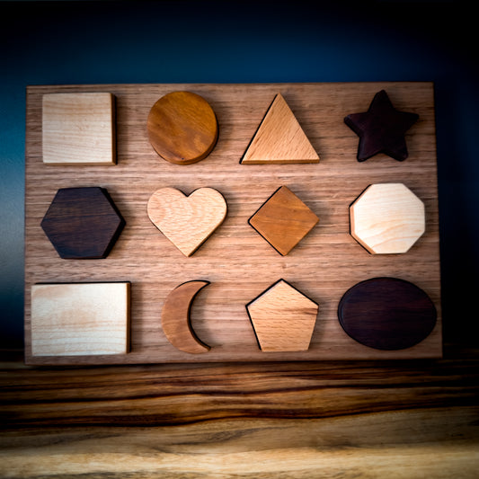 Hardwood Shapes Puzzle