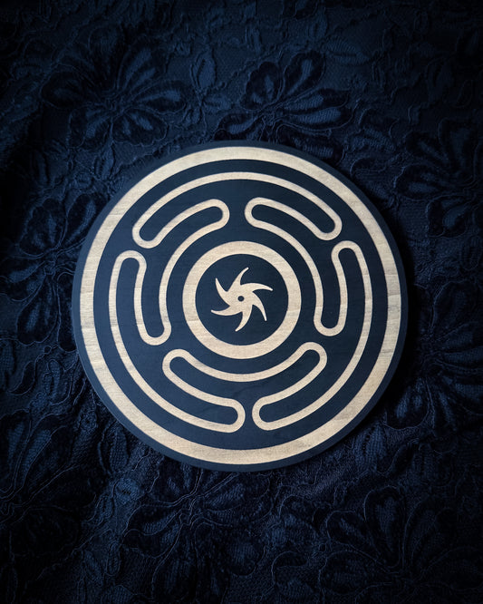 Wheel of Hecate Woodcut