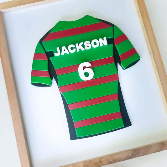 3D Wooden Framed Jersey Art - LL Cool Creations